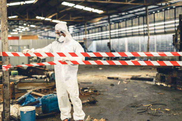 Professional Biohazard technician working in Pahokee, FL